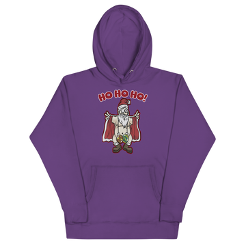 Felpa con cappuccio Unisex Donna/Uomo Ho Ho Ho!