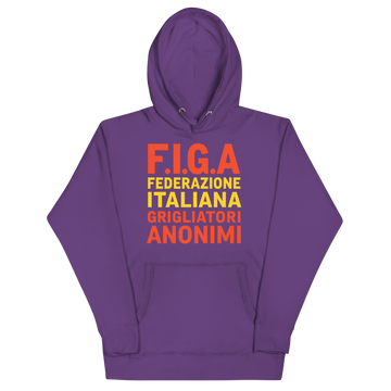 Felpa con cappuccio Unisex Donna/Uomo F.I.G.A.