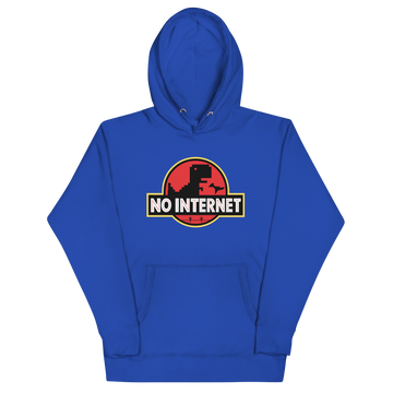 Felpa con cappuccio Unisex Donna/Uomo No Internet