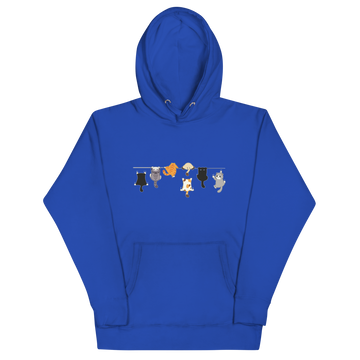 Felpa con cappuccio Unisex Donna/Uomo Gatti