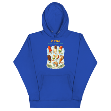 Felpa con cappuccio Unisex Donna/Uomo Io C'ero