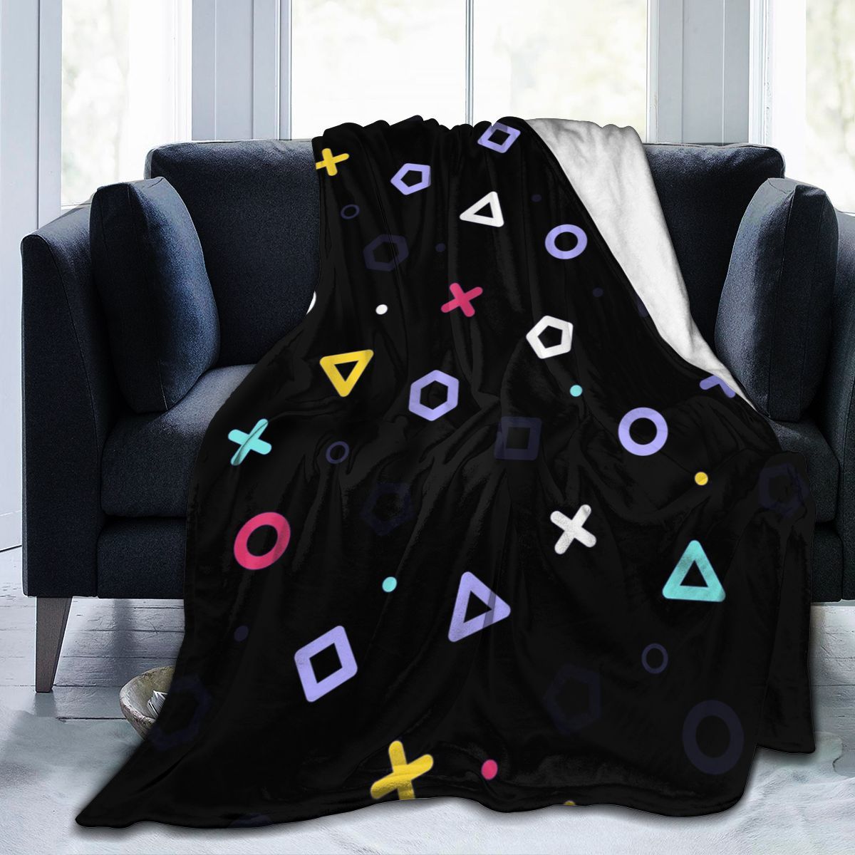 Coperta con stampa per console di gioco anime in flanella - Gufetto Brand 