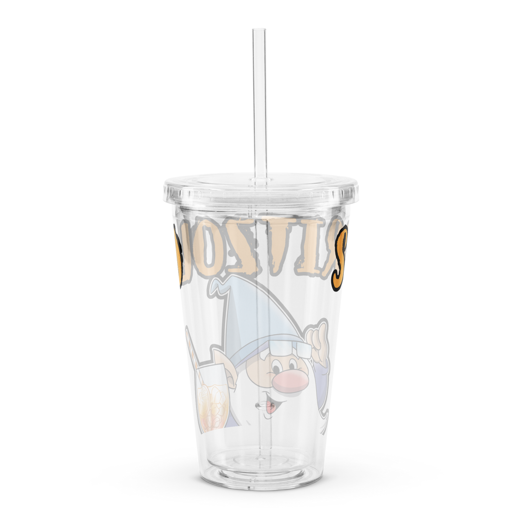 Borraccia in plastica trasparente SPRITZOLO - Gufetto Brand 