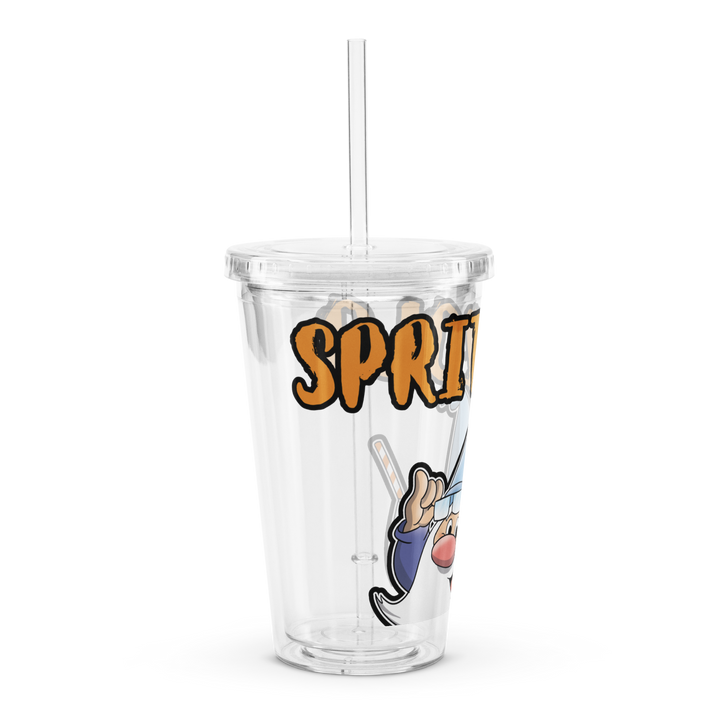 Borraccia in plastica trasparente SPRITZOLO - Gufetto Brand 