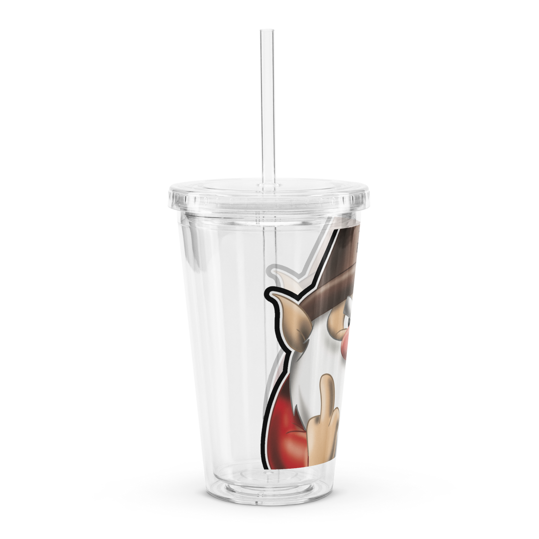 Borraccia in plastica trasparente STRONZOLO - Gufetto Brand 