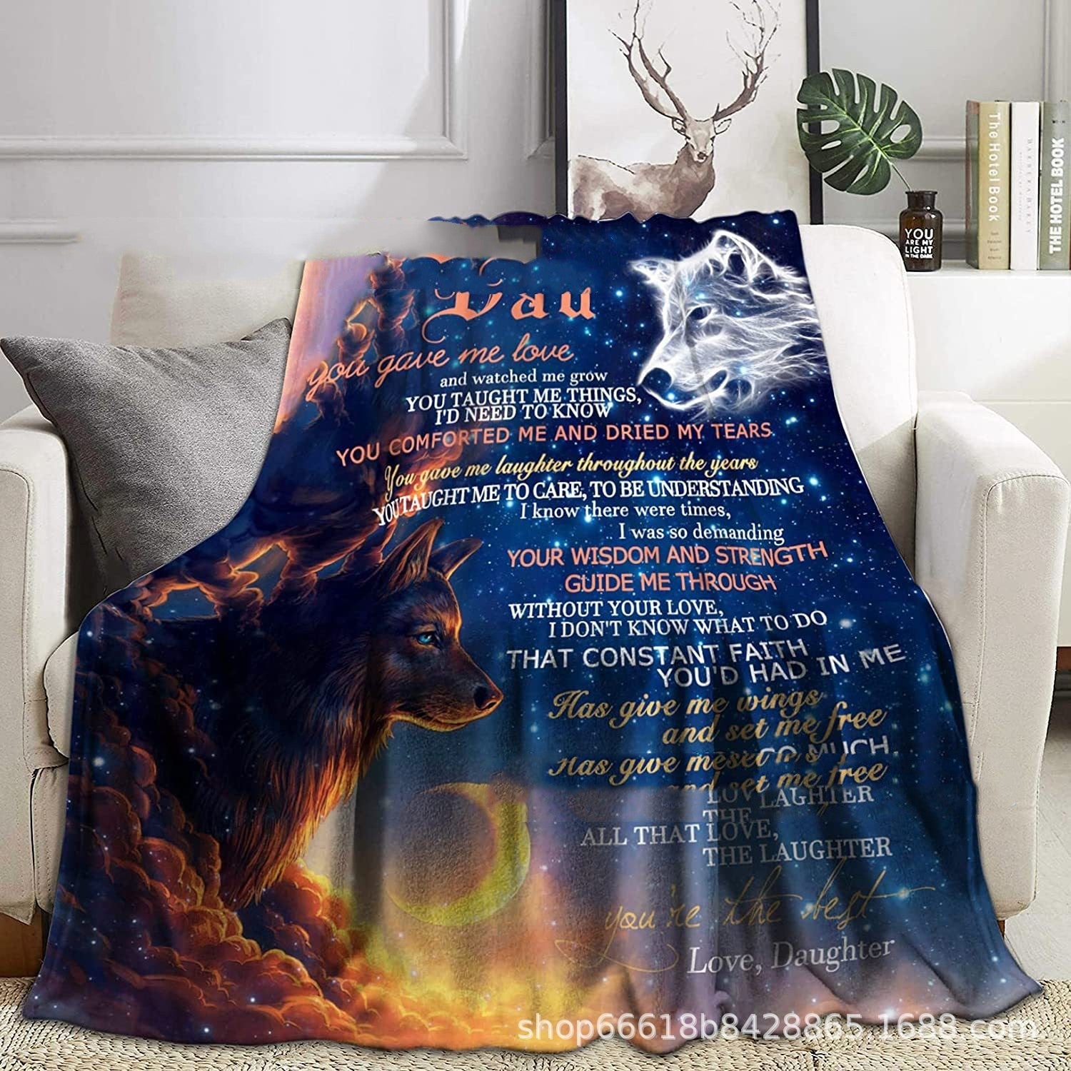 Coperta con busta - Gufetto Brand 