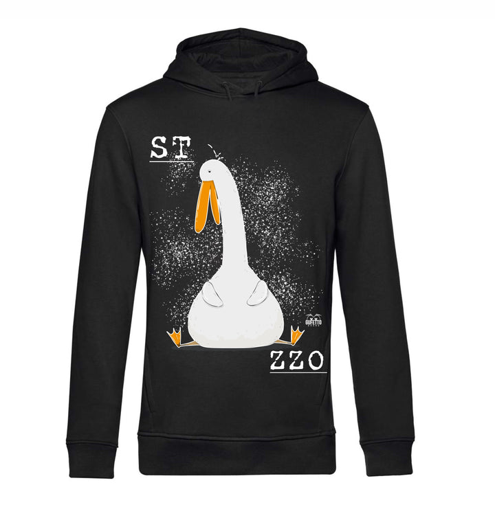 Felpa Cappuccio Nera Uomo Oca  Outlet - Gufetto Brand 