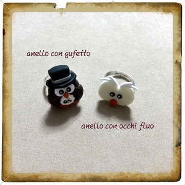 Anello Gufo/Occhi
