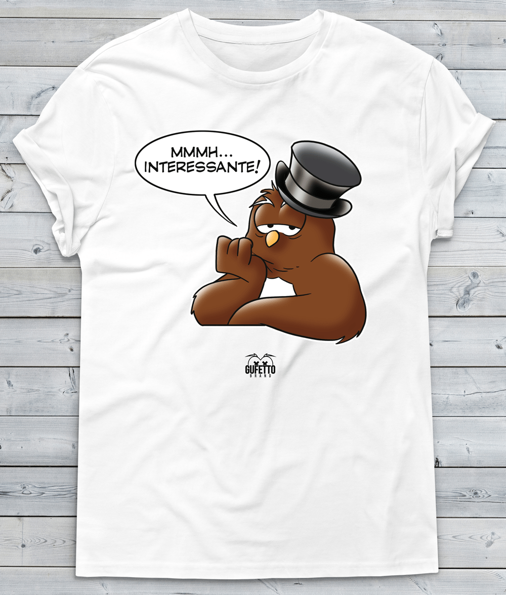 BLACKF. T-shirt Uomo INTERESSANTE - Gufetto Brand 