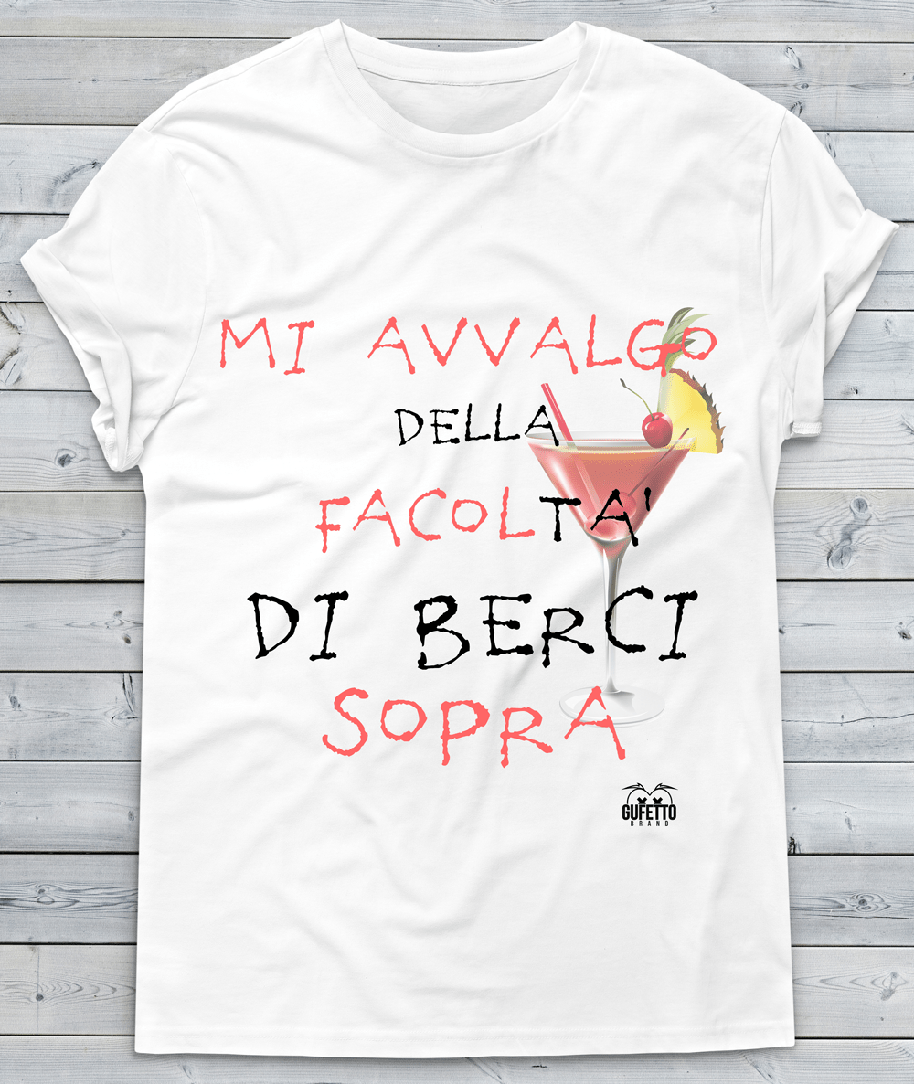 BLACKF. T-shirt Uomo Mi avvalgo... - Gufetto Brand 