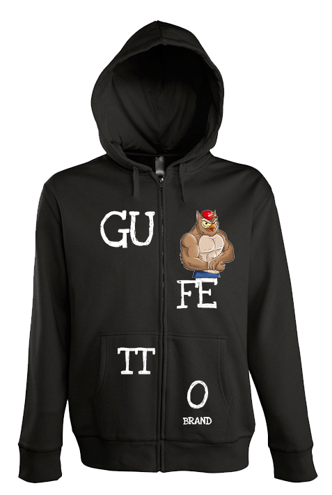 BLACKF. Felpa Uomo PREMIUM GUFETTO FIT - Gufetto Brand 