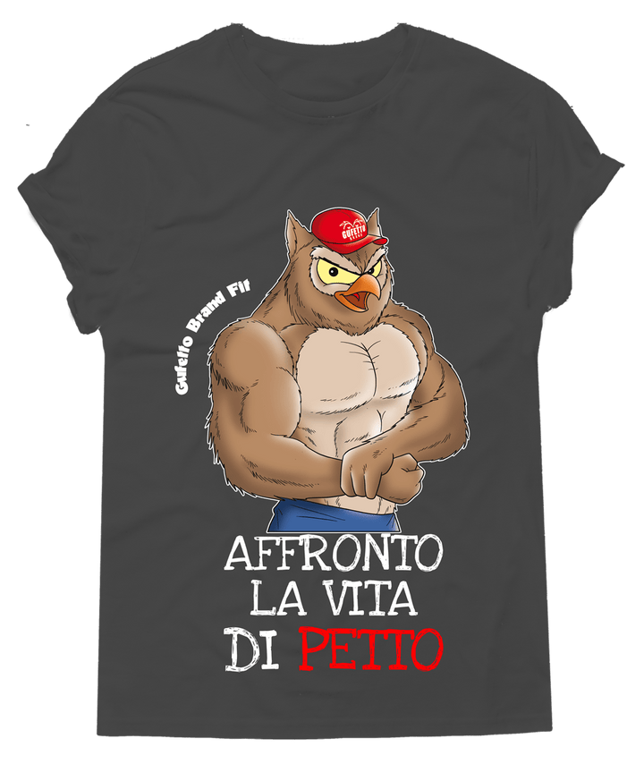 BLACKF. T-shirt Uomo Affronto la Vita - Gufetto Brand 