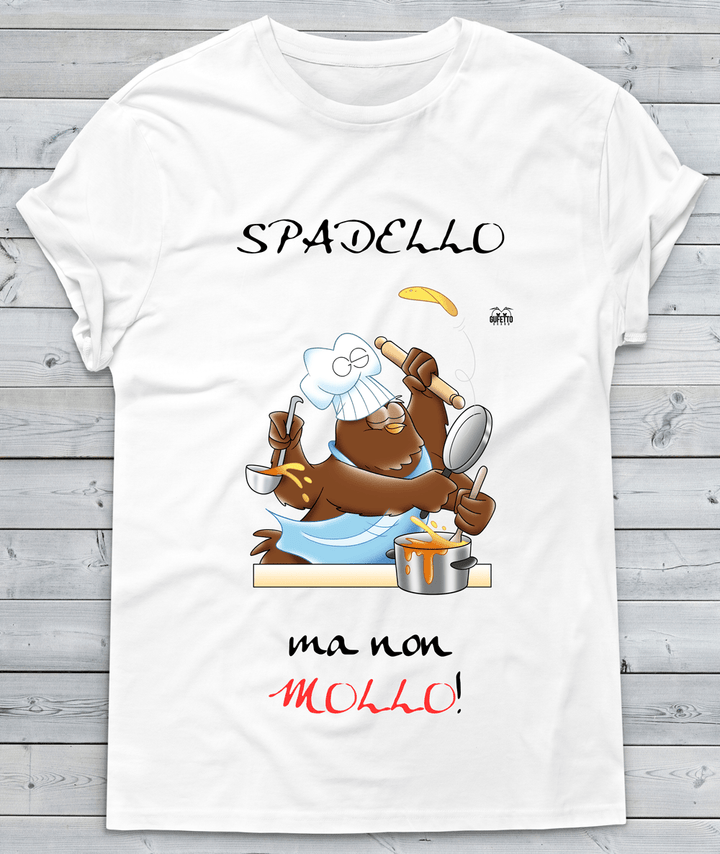 BLACKF. T-shirt Donna In Cucina Spadello na non - Gufetto Brand 