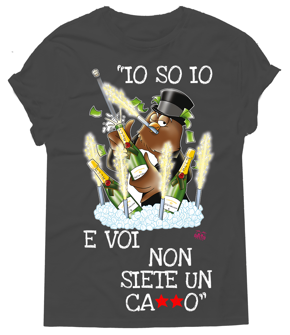 BLACKF. T-shirt Donna Io so io - Gufetto Brand 