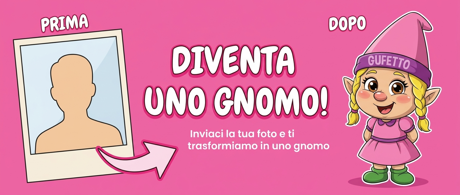 Trasforma la tua foto in uno gnomo Gufetto