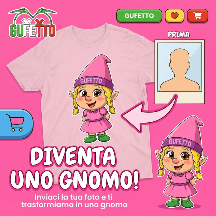 Diventa uno Gnomo – Ritratto Personalizzato