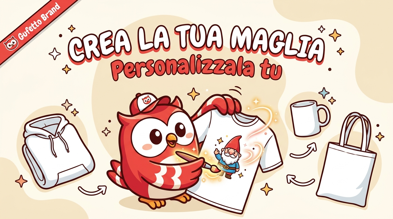 Crea il tuo articolo personalizzato Gufetto