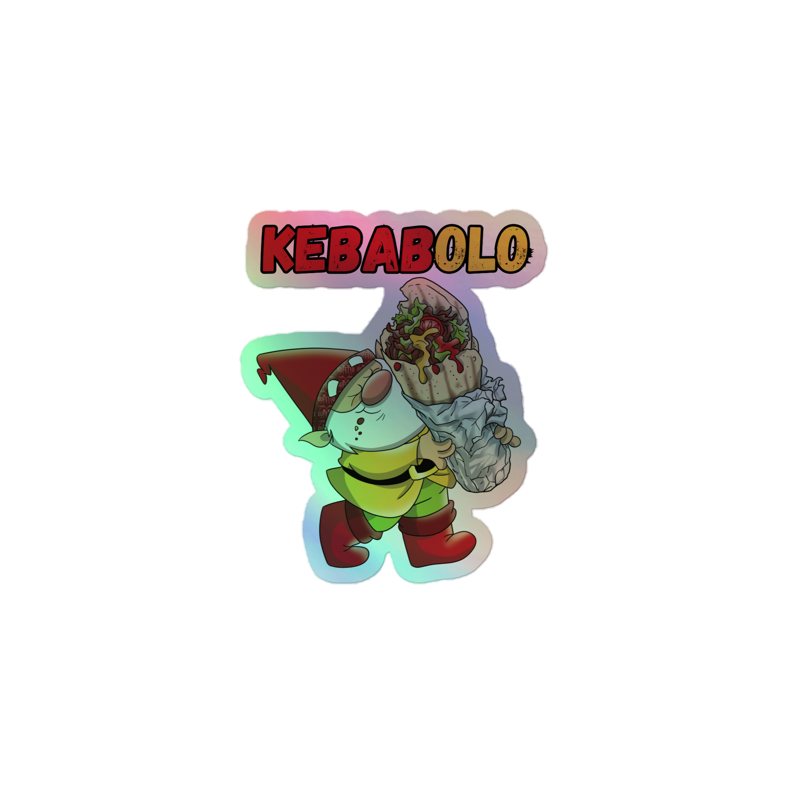Adesivi olografici KEBABOLO - Gufetto Brand 