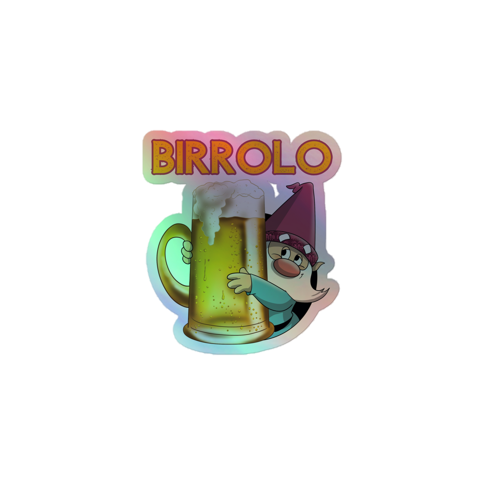 Adesivi olografici BIRROLO NEW - Gufetto Brand 