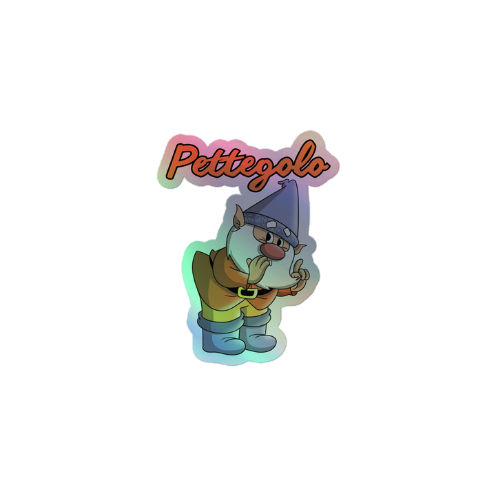 Adesivi olografici PETTEGOLO - Gufetto Brand 