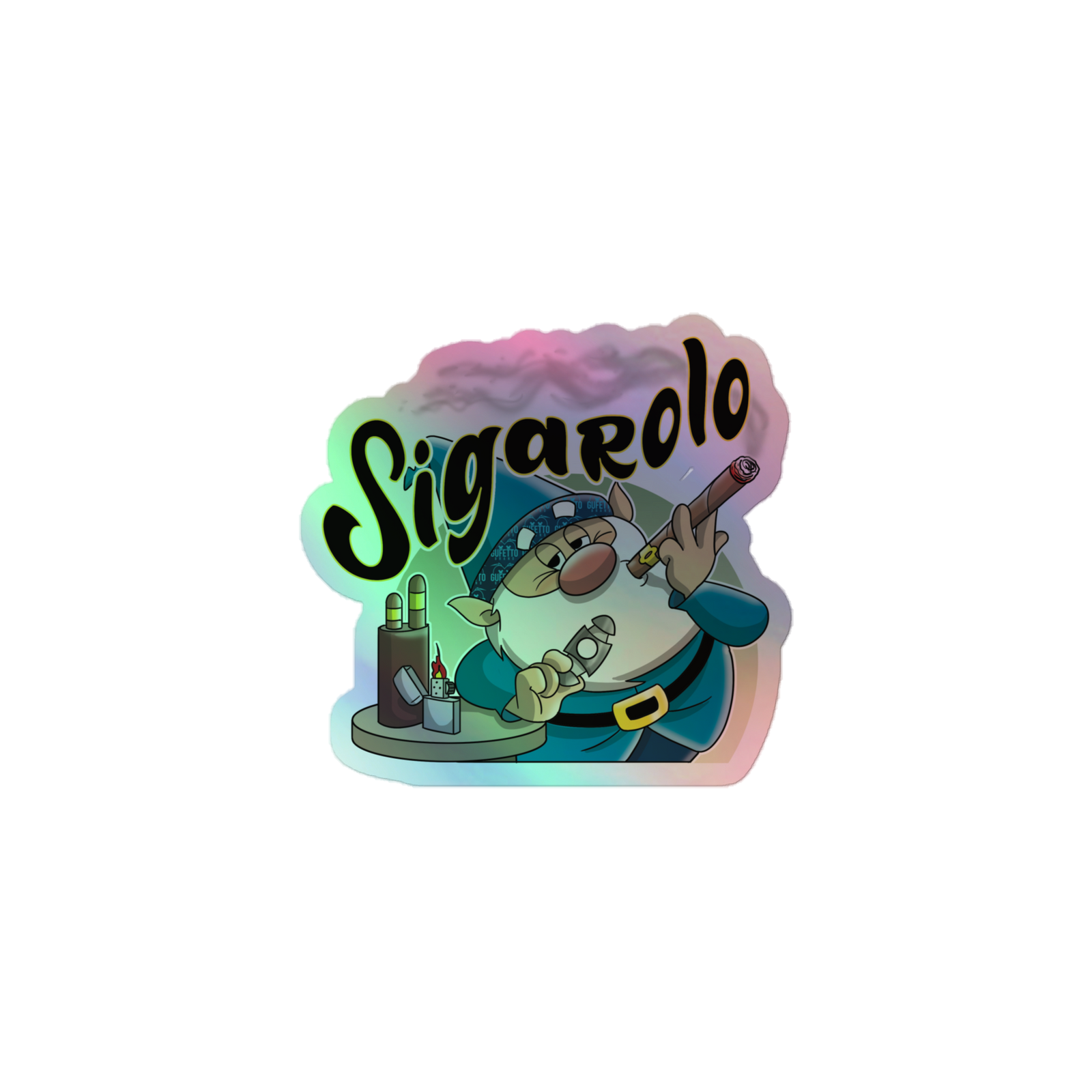 Adesivi olografici SIGAROLO - Gufetto Brand 