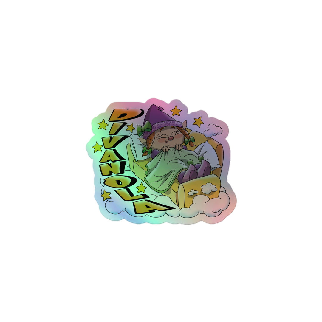 Adesivi olografici DIVANOLA - Gufetto Brand 