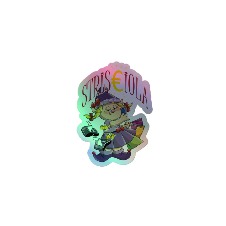 Adesivi olografici STRISCIOLA - Gufetto Brand 