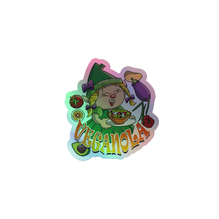Adesivi olografici VEGANOLA - Gufetto Brand 