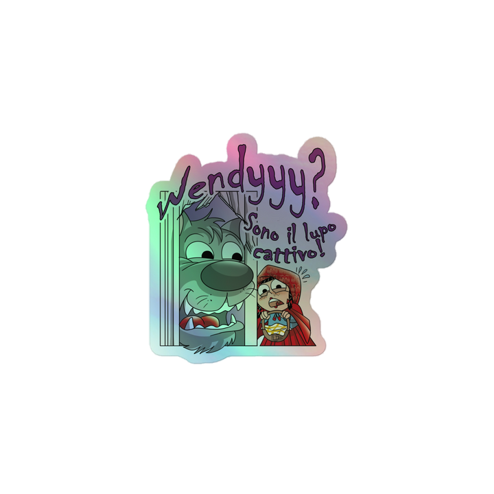 Adesivi olografici WENDY - Gufetto Brand 