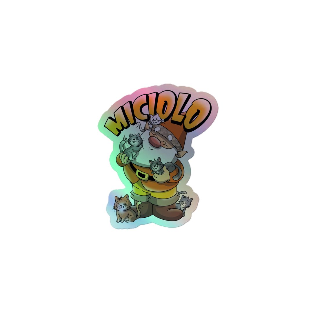 Adesivi olografici MICIOLO - Gufetto Brand 