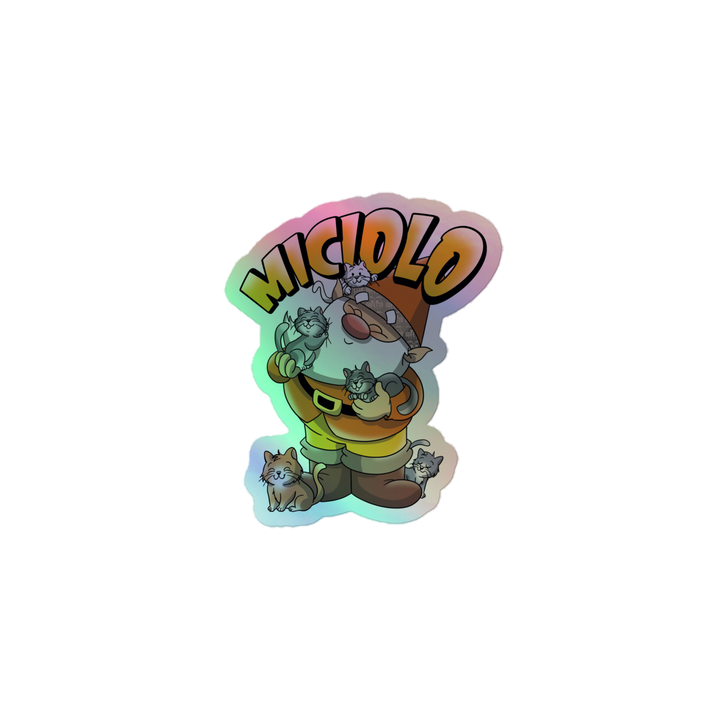 Adesivi olografici MICIOLO - Gufetto Brand 