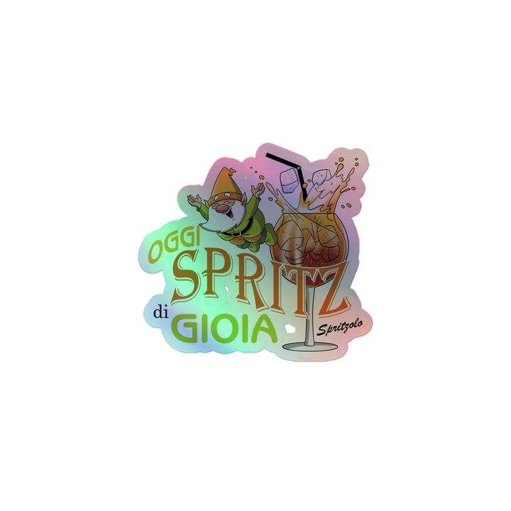 Adesivi olografici SPRITZ DI GIOIA - Gufetto Brand 