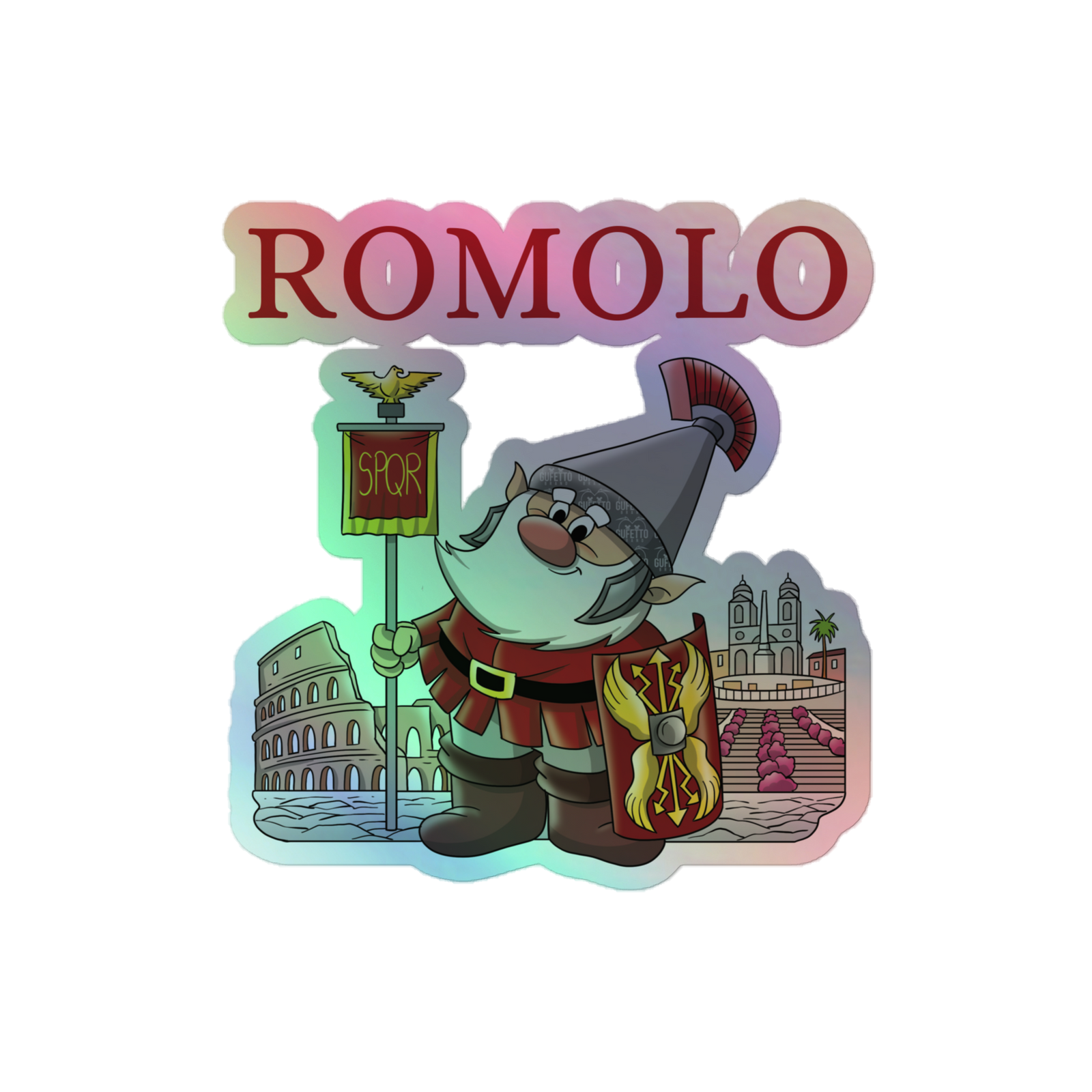 Adesivi olografici ROMOLO - Gufetto Brand 