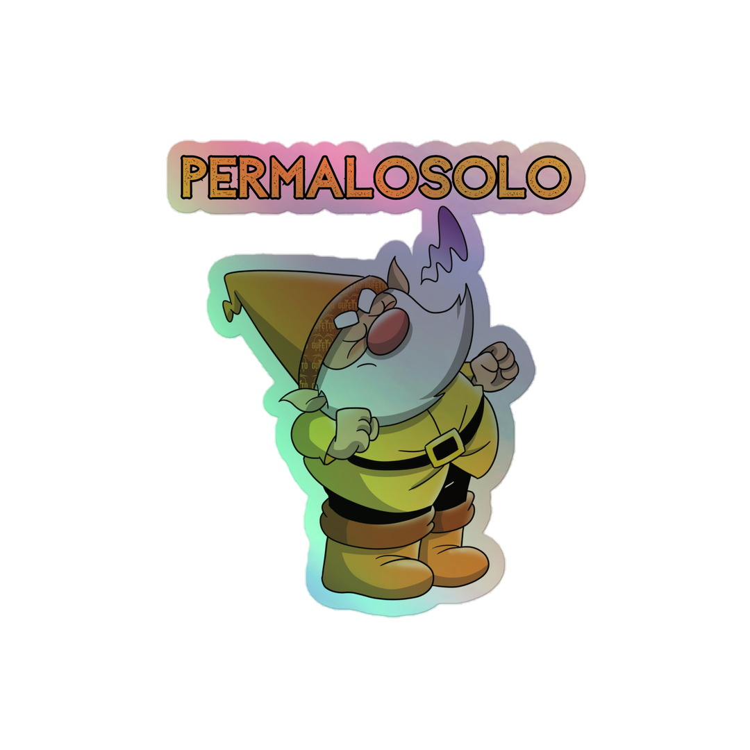 Adesivi olografici PERMALOSOLO - Gufetto Brand 