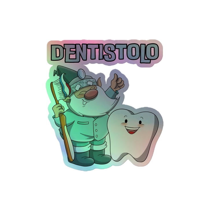 Adesivi olografici DENTISTOLO - Gufetto Brand 