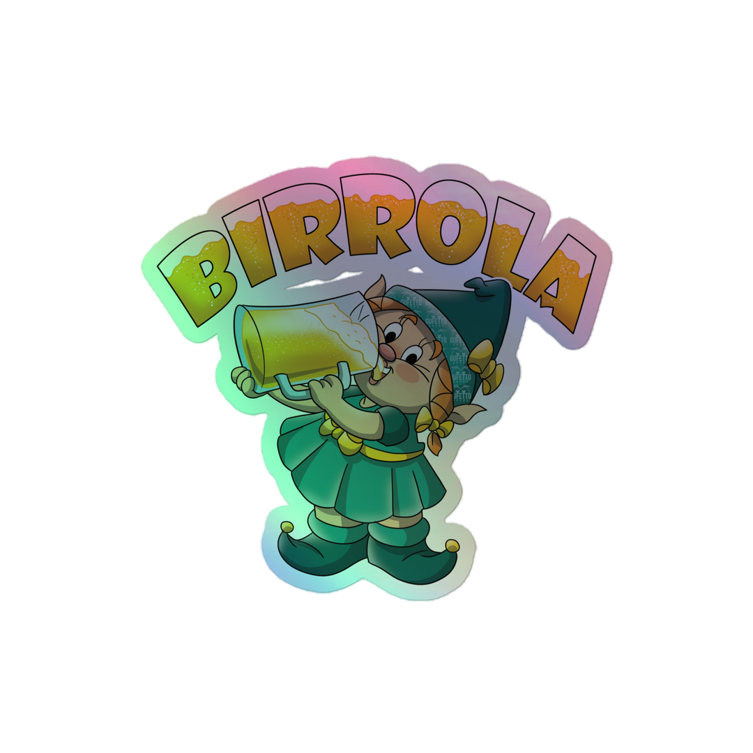 Adesivi olografici BIRROLA - Gufetto Brand 
