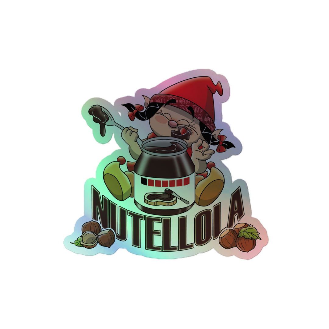 Adesivi olografici NUTELLOLA - Gufetto Brand 