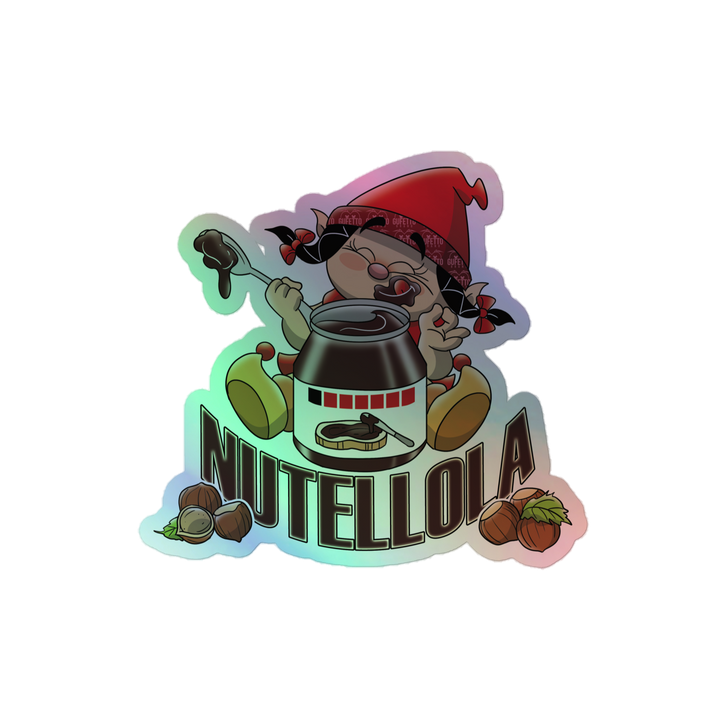 Adesivi olografici NUTELLOLA - Gufetto Brand 