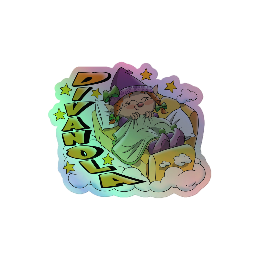 Adesivi olografici DIVANOLA - Gufetto Brand 