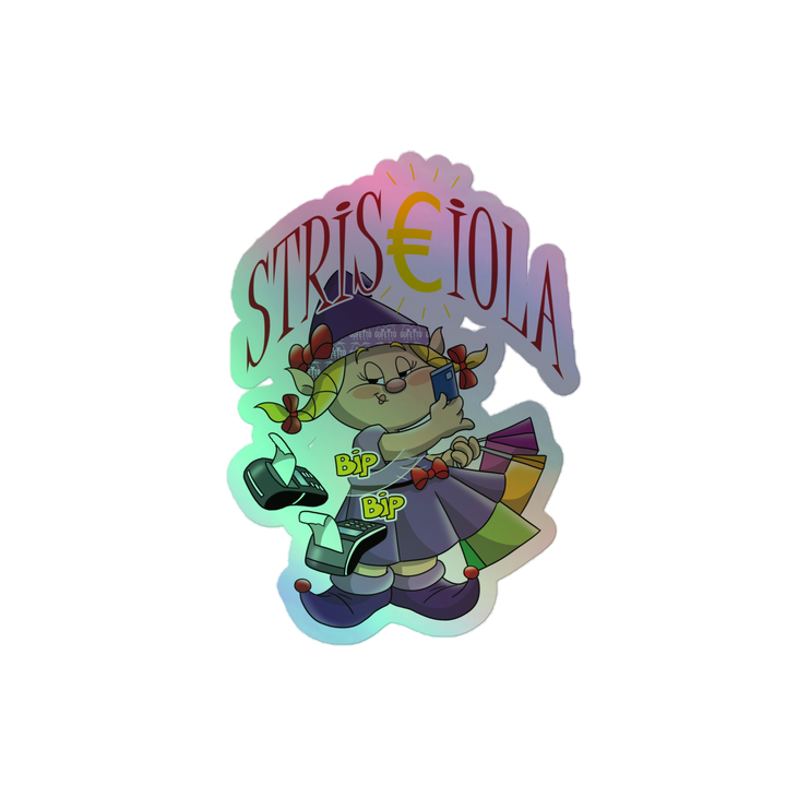 Adesivi olografici STRISCIOLA - Gufetto Brand 