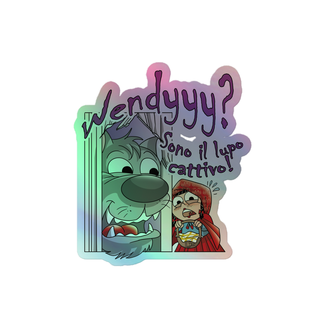 Adesivi olografici WENDY - Gufetto Brand 
