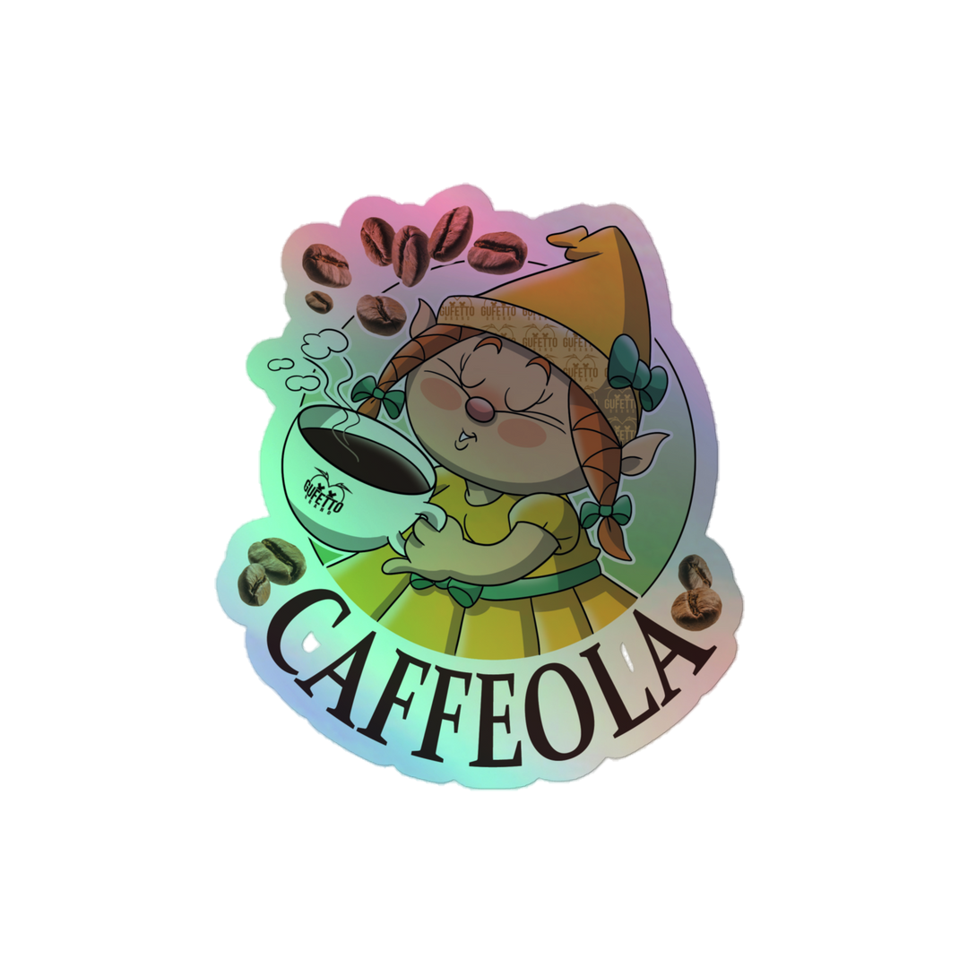 Adesivi olografici CAFFEOLA - Gufetto Brand 