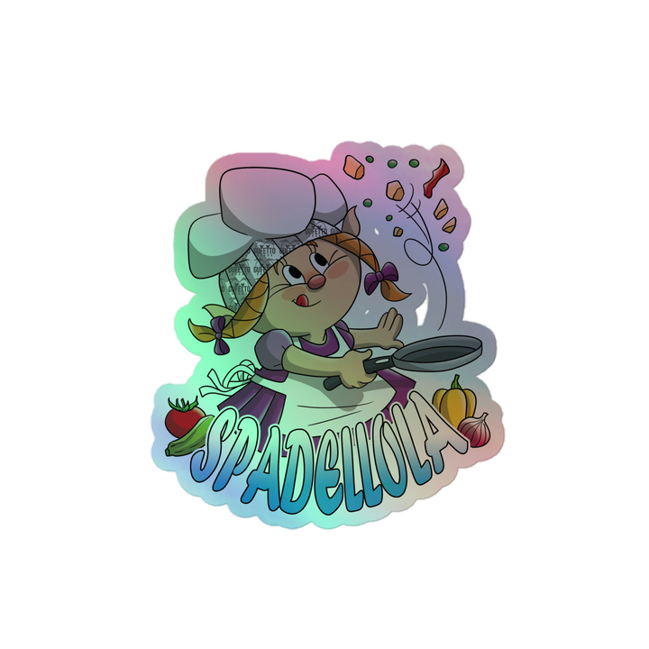 Adesivi olografici SPADELLOLA - Gufetto Brand 