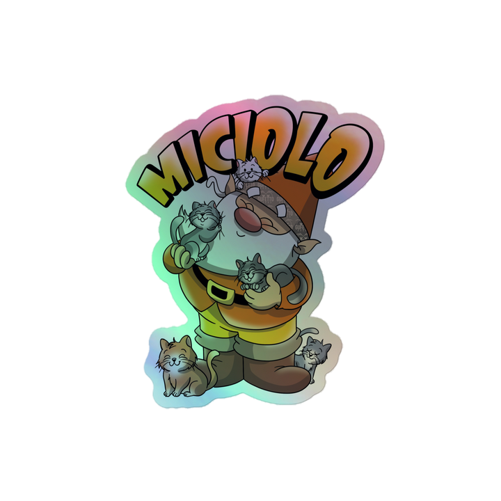 Adesivi olografici MICIOLO - Gufetto Brand 