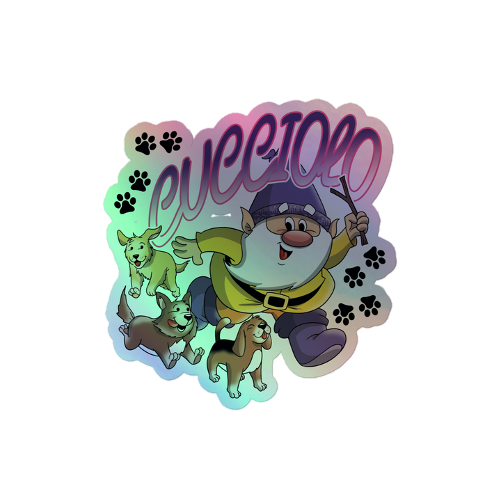 Adesivi olografici CUCCIOLO - Gufetto Brand 