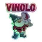 Adesivi olografici VINOLO - Gufetto Brand 