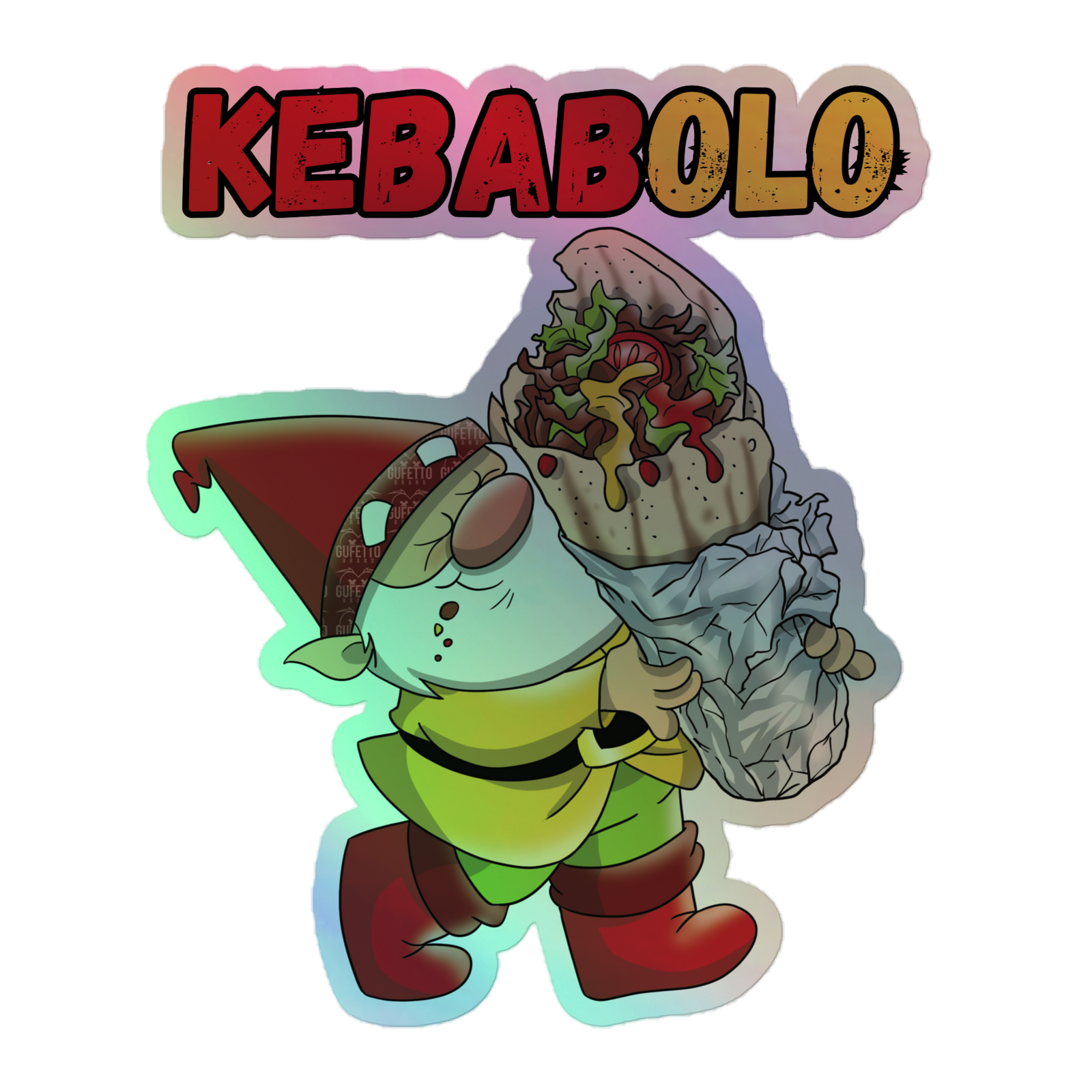 Adesivi olografici KEBABOLO - Gufetto Brand 