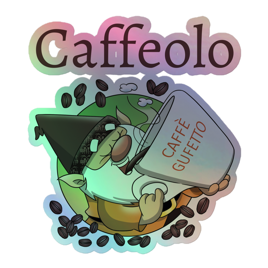 Adesivi olografici CAFFEOLO 2 - Gufetto Brand 