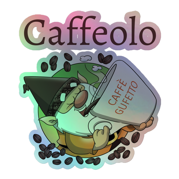 Adesivi olografici CAFFEOLO 2 - Gufetto Brand 