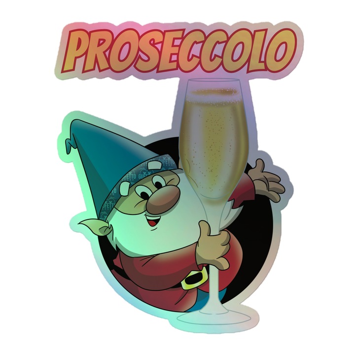 Adesivi olografici PROSECCOLO NEW - Gufetto Brand 